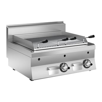 Gastro Inox | Mareno M1-600 lavasteengrill 80cm - GI-161.081