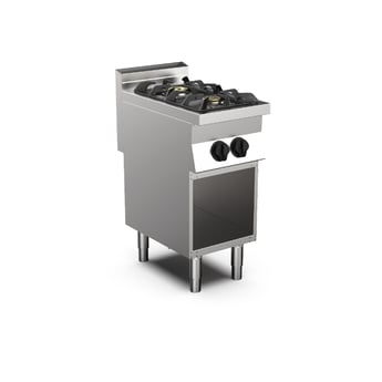 Gastro Inox | Mareno M0-700 line gaskooktoestel, 2 branders, 40cm - GI-170.401