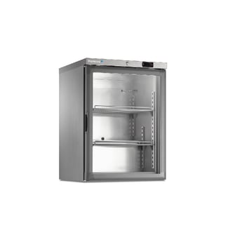 Gastro Inox | Marecos roestvrijstalen vriezer met glasdeur 150 serie - GI-221.128