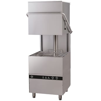 Gastro Inox | Gastro-Inox elektronische doorschuifvaatwasser, 50x50cm, 400V - GI-400.109
