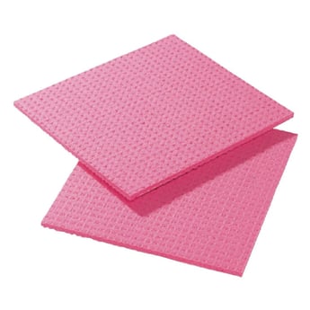 Geen Merk | Spongyl sponsdoekje rood (10 stuks)
