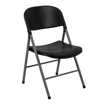 Bolero | opklapbare stoelen zwart (2 stuks)