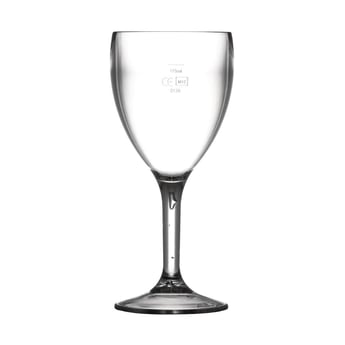 BBP | Polycarbonaat Wijnglazen 255ml Ce-Gemarkeerd Op 175ml (12 stuks)