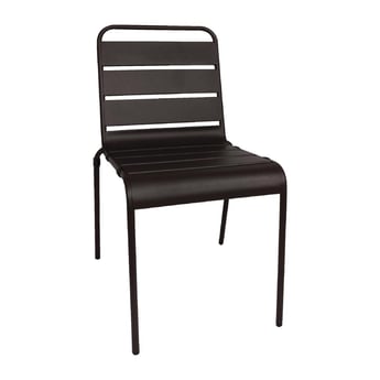 Bolero | stalen stoelen zwart (4 stuks)