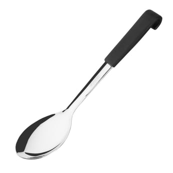 Vogue | zwarte serveerlepel met handvat 340mm