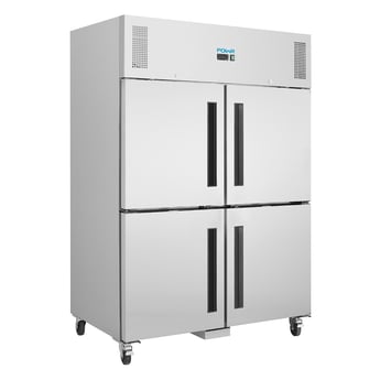 Polar | G-serie opstaande dubbele stabiele deur gastro vriezer 1200ltr