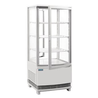 Polar | C-Series Energie-Efficiënte Koelkast Met Gebogen Deur Wit 86Ltr