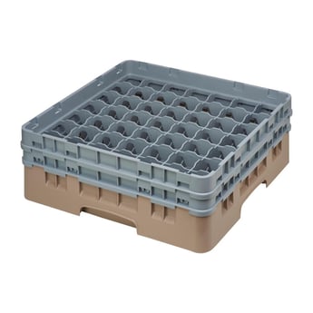 Cambro | Camrack vaatwaskorf met 49 compartimenten max. glashoogte 13,3cm