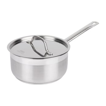 Nisbets Essentials | RVS inductie steelpan 3Ltr 20(Ø)cm inclusief deksel