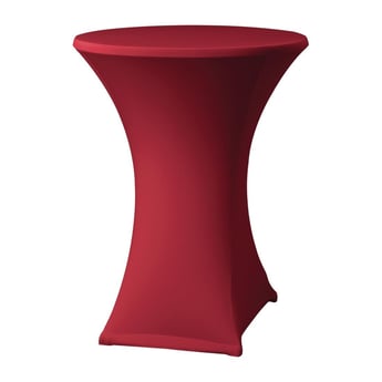 Geen Merk | Samba stretch statafelhoes bordeaux D2