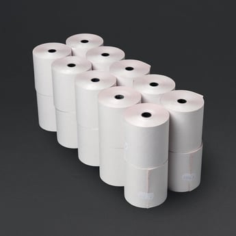 Olympia | Printerrol 3-Laags Wit/Roze/Geel 75 x 70mm (20 stuks)