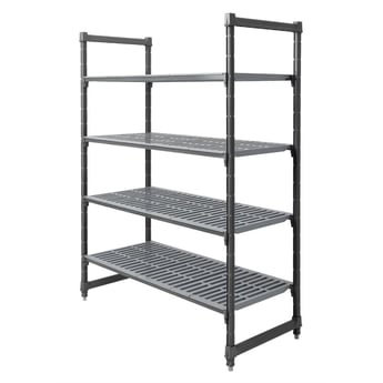 Cambro | stelling 183cm hoog 4 schappen - 61cm diep - 137,5cm breed