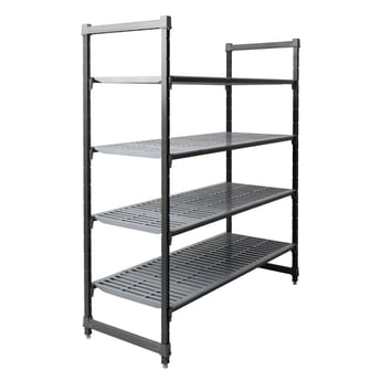 Cambro | stelling 183cm hoog 4 schappen - 61cm diep - 152,5cm breed