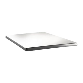 Topalit Classic Line vierkant tafelblad wit 70cm DR915