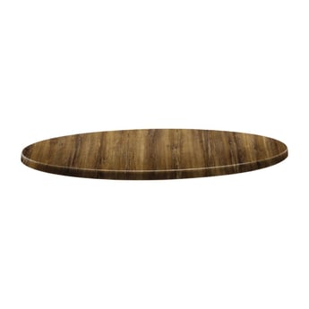Topalit | Classic Line rond tafelblad Atacama kersenhout 70cm