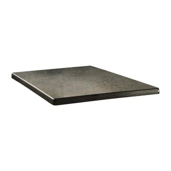 Topalit | Classic Line vierkant tafelblad beton 80cm