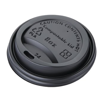 Fiesta Compostable | composteerbare deksels voor 23cl koffiebekers (1000 stuks)