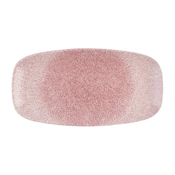 Churchill Super Vitrified | Churchill Raku Pink Quartz Chefs Ovaal Bord 35.2 x 18.7cm (6 stuks)