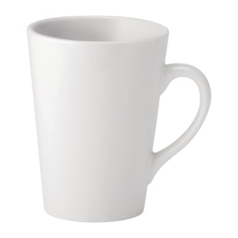 Utopia | Puur Witte Latte-Mokken 340ml (24 Stuks)
