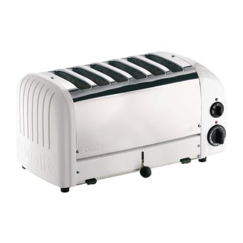 Dualit | Vario broodrooster 6 sleuven wit 60146