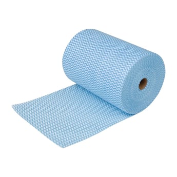 Nisbets Essentials | non-woven schoonmaakdoekjes 25x25cm blauw (300 stuks)