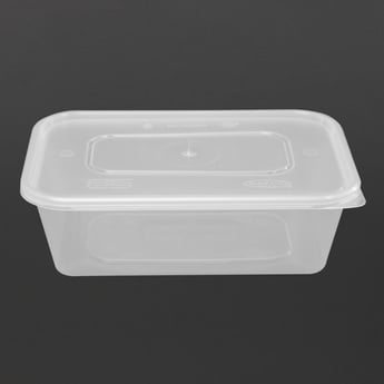 Geen Merk | Premium voedselbakjes met deksel 650ml (250 stuks)