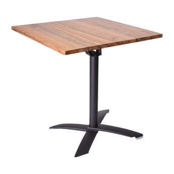 Geen Merk | Opklapbare indoor bistro tafel Helsinki 70(l) x 70(b) x 75(h) cm