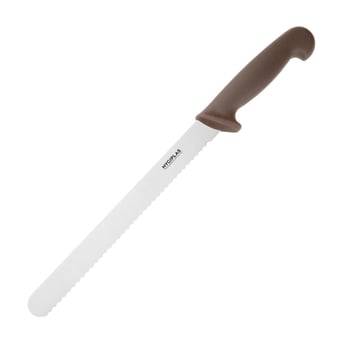Hygiplas | Snijmes Getand Bruin 24.8cm