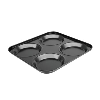 Vogue | koolstofstaal anti-aanbak yorkshire pudding bakvorm 4 cups