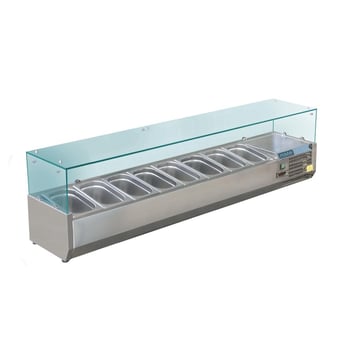 Polar | G-serie opzetkoelvitrine 8x GN 1/3