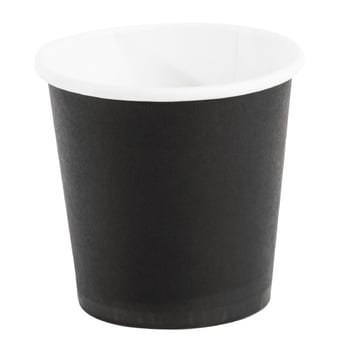 Fiesta | Recyclable disposable espressobekers zwart 12cl (1000 stuks)