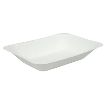 Vegware | composteerbare bagasse fritesbakjes 17,5cm (500 stuks)
