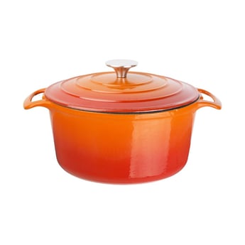 Vogue | ronde inductie braadpan oranje 4Ltr