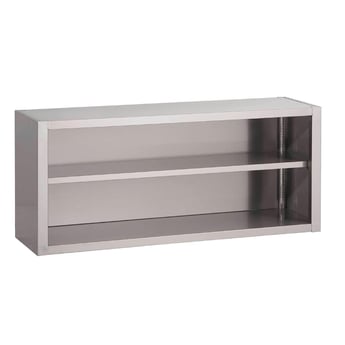 Gastro M | RVS open wandkast 80cm