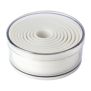Schneider | stekerdoos rond glad (9 stuks)