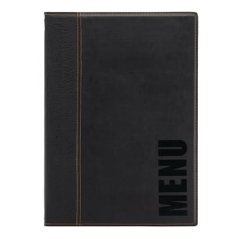 Securit | Trendy menumap A4 zwart