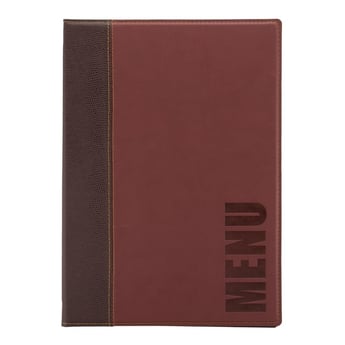 Securit | Trendy menumap A4 wijnrood