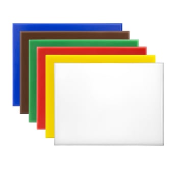 Hygiplas | HDPE kleine snijplanken set 300x225x12mm (6 stuks)