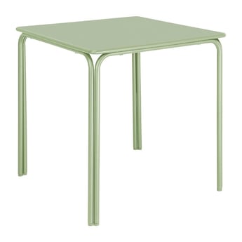 Bolero | Adeline Stalen Vierkante Tafel 700mm Lichtgroen