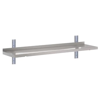 Gastro M | Gastro-M Complete wandplank 1 niveau 120x40cm - volledige montageset (excl. schroeven)