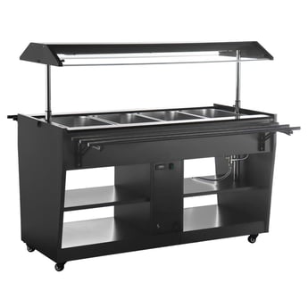 Buffalo | Warmhoud Buffet Bar Zwart