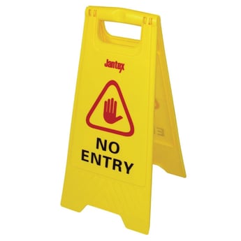Jantex | waarschuwingsbord "No entry"