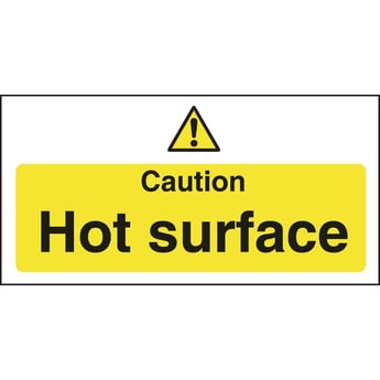 Vogue | 'Caution - Hot surface' waarschuwingsbord