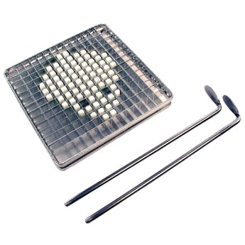 Tellier | Mes en pusher 6x6mm Julienne met 2 geleiders voor D463