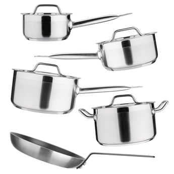 Vogue | Nisbets Essentials Cook Like A Pro 5-Delige Pannenset