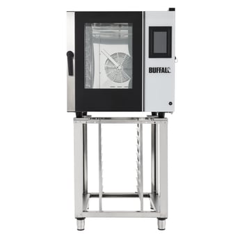 Buffalo | Vrijstaande Slimme Touchscreen Combi Oven 7 x GN 1/1 Met Installatiekit