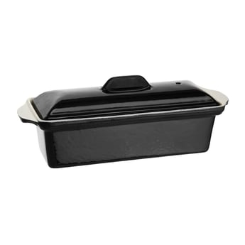 Vogue | paté- en terrinevorm zwart 1,3Ltr