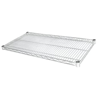 Vogue | chroom schappen voor Vogue voorraadrekken 91,5x45,7cm (2 stuks)