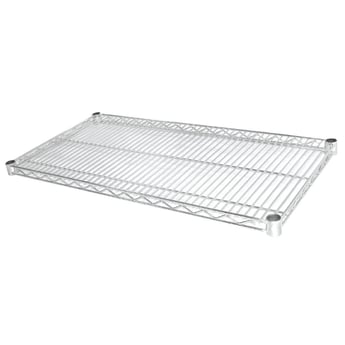 Vogue | chroom schappen voor Vogue voorraadrekken 91,5x61cm (2 stuks)