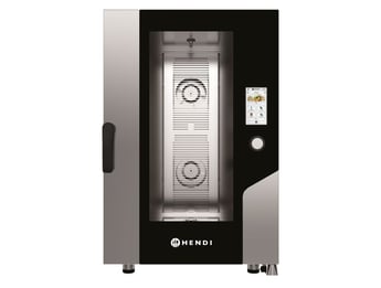 Hendi | Heteluchtstoomoven – Touch 11 x GN 1/1, elektrisch, met directe stoom en een aanraakscherm